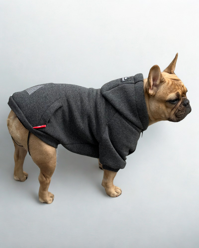 Ciepły sweter dla psa LEKS FRB Melange, bluza dla psa, ubranko dla psa